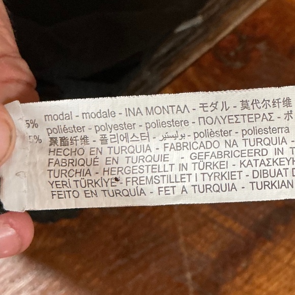 Zara Women’s Black Modal Blend Joggers – Soft Tapered Fit Size Small - Picture 4 of 4